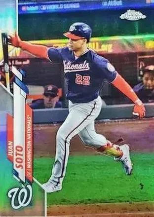 2020 Topps Chrome #12b - Juan Soto - Washington Nationals