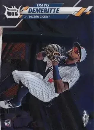 2020 Topps Chrome #26 - Travis Demeritte - Detroit Tigers