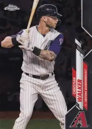2020 Topps Chrome #27 - Christian Walker - Arizona Diamondbacks