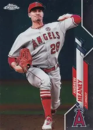 2020 Topps Chrome #28 - Andrew Heaney - Los Angeles Angels