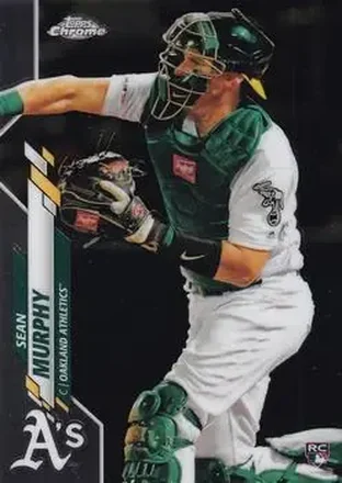 2020 Topps Chrome #32 - Sean Murphy - Oakland Athletics