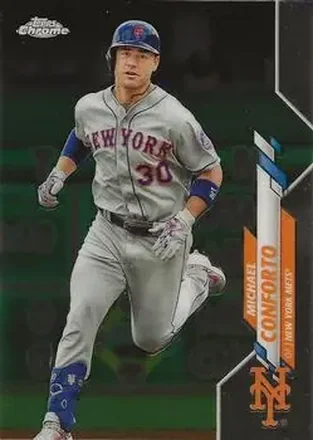 2020 Topps Chrome #35 - Michael Conforto - New York Mets
