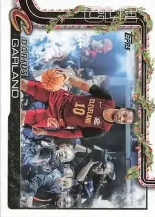2025-26 Topps Holiday #H64 - Darius Garland - Cleveland Cavaliers 2025-26 Topps Holiday #H64 - Darius Garland - Cleveland Cavaliers