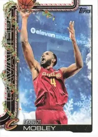 2025-26 Topps Holiday #H65 - Evan Mobley - Cleveland Cavaliers