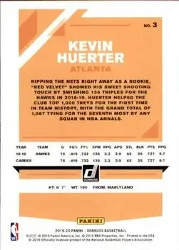 Back of Kevin Huerter