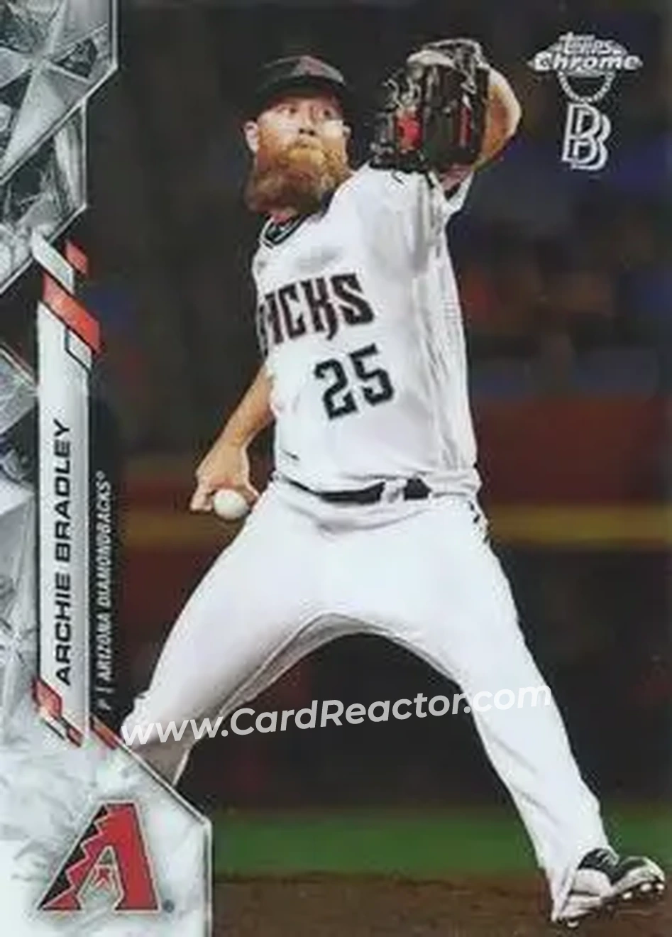 2020 Topps Chrome Ben Baller Edition #14 - Archie Bradley - Arizona Diamondbacks - Front 2020 Topps Chrome Ben Baller Edition #14 - Archie Bradley - Arizona Diamondbacks - Front
