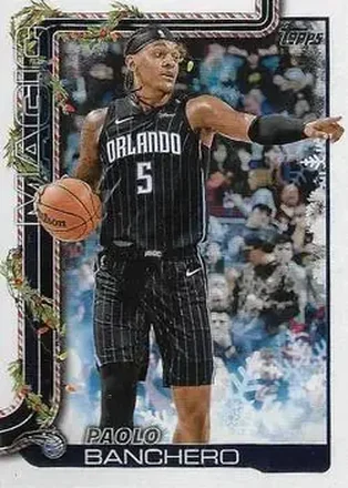2025-26 Topps Holiday #H68 - Paolo Banchero - Orlando Magic