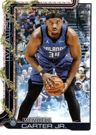 2025-26 Topps Holiday #H71 - Wendell Carter Jr. - Orlando Magic