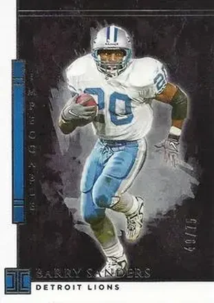 2020 Panini Impeccable #35 - Barry Sanders - Detroit Lions