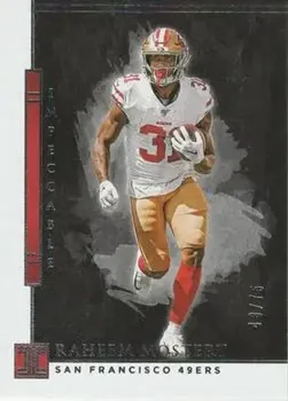 2020 Panini Impeccable #87 - Raheem Mostert - San Francisco 49ers