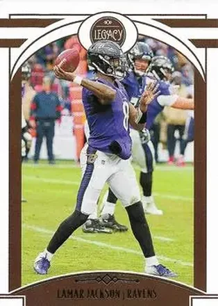 2020 Panini Legacy #12 - Lamar Jackson - Baltimore Ravens