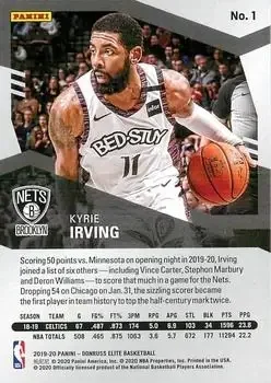 Back of Kyrie Irving