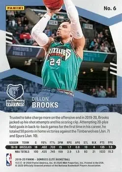 Back of Dillon Brooks