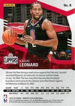 Back of Kawhi Leonard