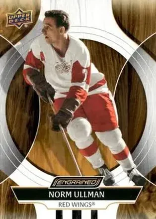 2024-25 Upper Deck Engrained Icons #15 - Norm Ullman - Detroit Red Wings