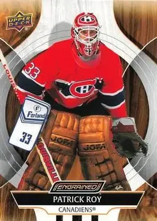 2024-25 Upper Deck Engrained Icons #37 - Patrick Roy - Montreal Canadiens