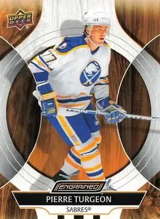 2024-25 Upper Deck Engrained Icons #39 - Pierre Turgeon - Buffalo Sabres