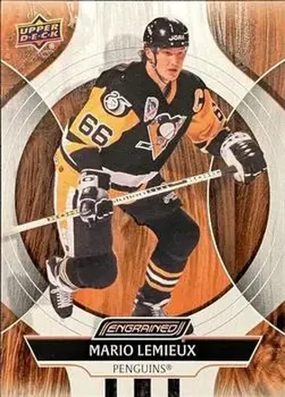 2024-25 Upper Deck Engrained Icons #51 - Mario Lemieux - Pittsburgh Penguins