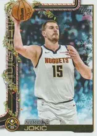 2025-26 Topps Holiday #H78 - Nikola Jokić - Denver Nuggets 2025-26 Topps Holiday #H78 - Nikola Jokić - Denver Nuggets