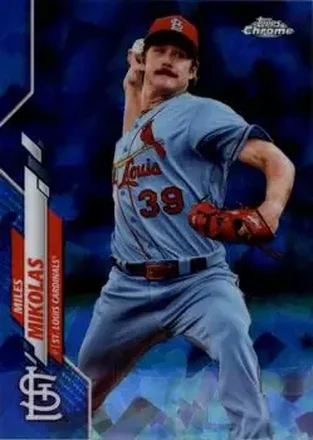 2020 Topps Chrome Sapphire Edition #13 - Miles Mikolas - St. Louis Cardinals