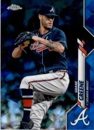 2020 Topps Chrome Sapphire Edition #21 - Shane Greene - Atlanta Braves