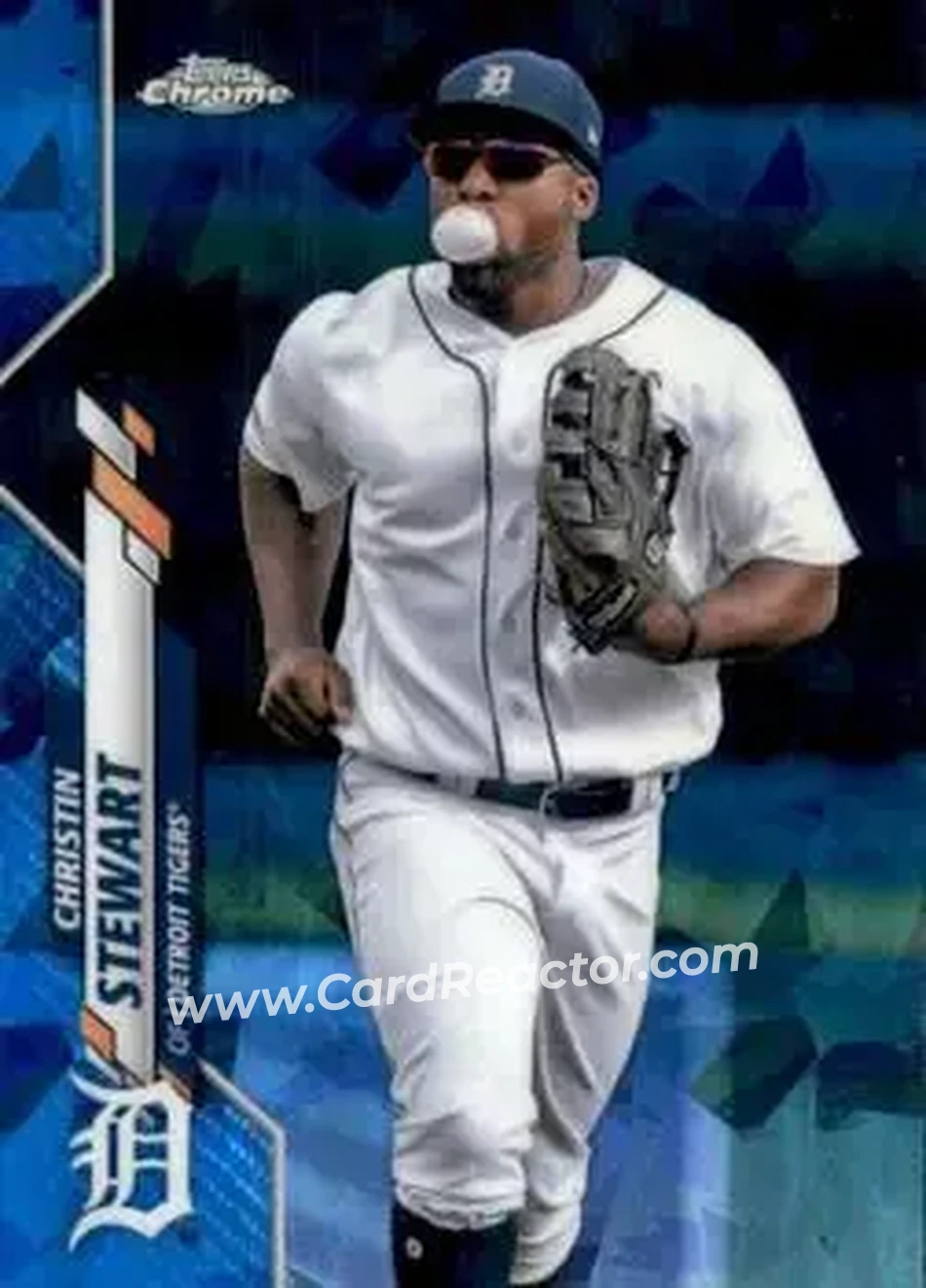 2020 Topps Chrome Sapphire Edition #23 - Christin Stewart - Detroit Tigers - Front