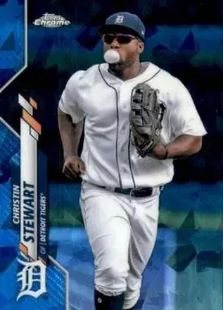 2020 Topps Chrome Sapphire Edition #23 - Christin Stewart - Detroit Tigers