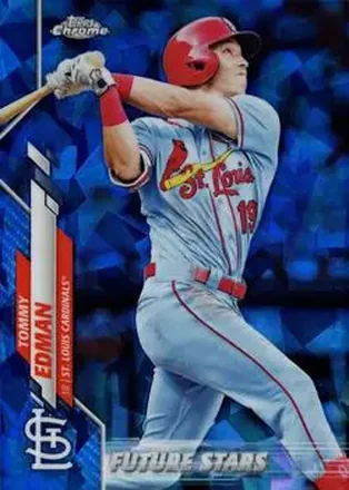 2020 Topps Chrome Sapphire Edition #44 - Tommy Edman - St. Louis Cardinals