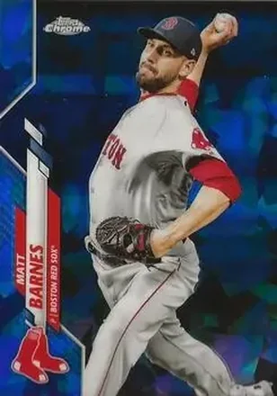 2020 Topps Chrome Sapphire Edition #60 - Matt Barnes - Boston Red Sox