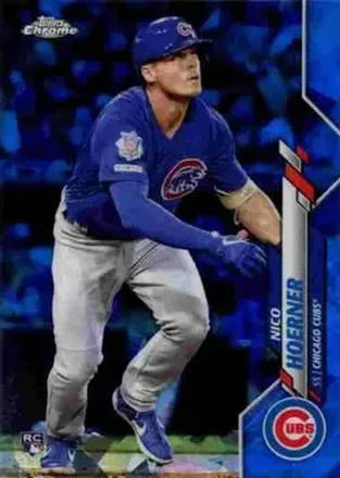 2020 Topps Chrome Sapphire Edition #70 - Nico Hoerner - Chicago Cubs
