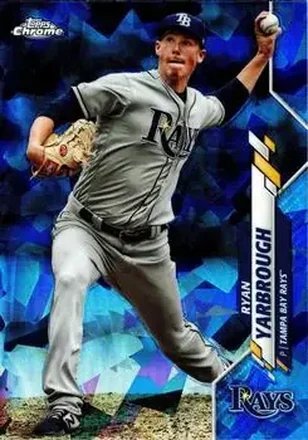 2020 Topps Chrome Sapphire Edition #81 - Ryan Yarbrough - Tampa Bay Rays