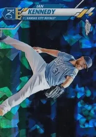2020 Topps Chrome Sapphire Edition #95 - Ian Kennedy - Kansas City Royals