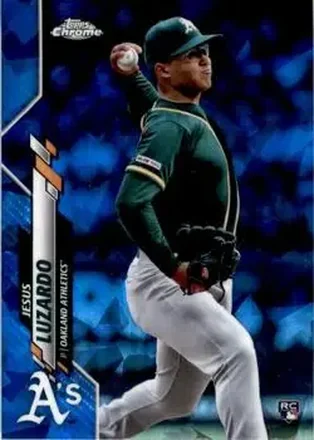 2020 Topps Chrome Sapphire Edition #110 - Jesus Luzardo - Oakland Athletics
