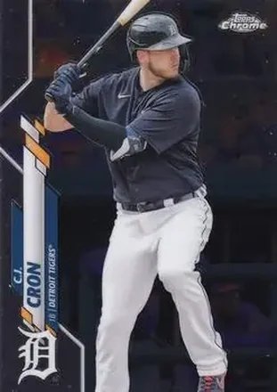 2020 Topps Chrome Update #U-12 - C.J. Cron - Detroit Tigers