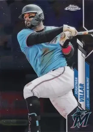 2020 Topps Chrome Update #U-13 - Jonathan Villar - Miami Marlins