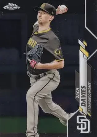 2020 Topps Chrome Update #U-22 - Zach Davies - San Diego Padres