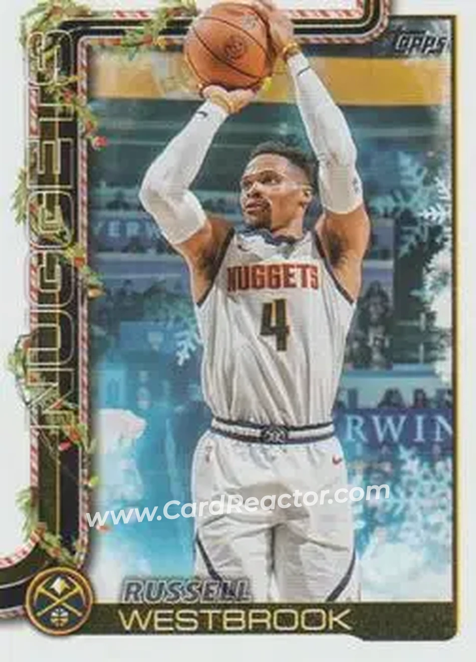 2025-26 Topps Holiday #H81 - Russell Westbrook - Denver Nuggets - Front
