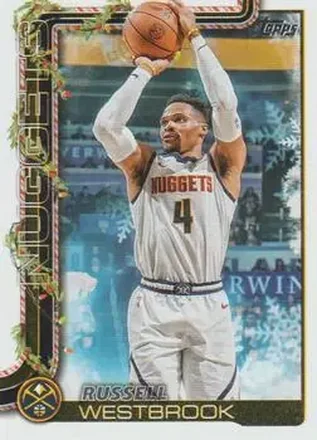2025-26 Topps Holiday #H81 - Russell Westbrook - Denver Nuggets