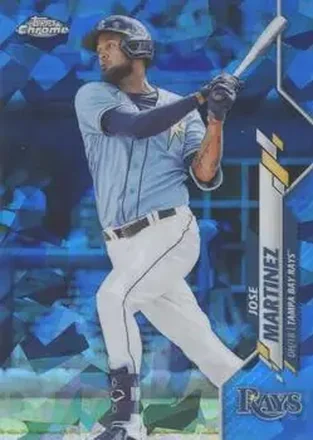 2020 Topps Chrome Update Sapphire Edition #U-13 - Jose Martinez - Tampa Bay Rays