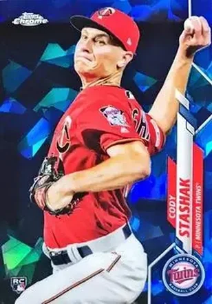 2020 Topps Chrome Update Sapphire Edition #U-22 - Cody Stashak - Minnesota Twins