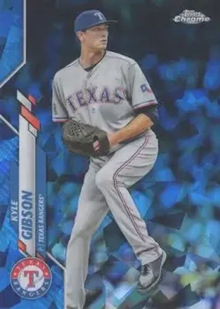 2020 Topps Chrome Update Sapphire Edition #U-26 - Kyle Gibson - Texas Rangers