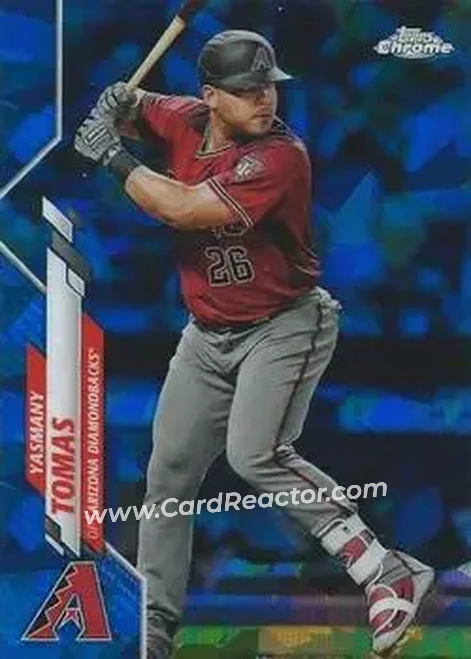 2020 Topps Chrome Update Sapphire Edition #U-30 - Yasmany Tomas - Arizona Diamondbacks
