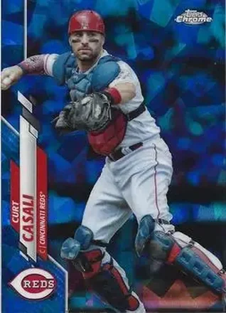 2020 Topps Chrome Update Sapphire Edition #U-31 - Curt Casali - Cincinnati Reds