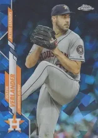 2020 Topps Chrome Update Sapphire Edition #U-34 - Justin Verlander - Houston Astros