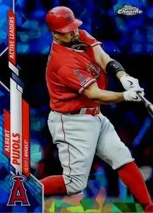 2020 Topps Chrome Update Sapphire Edition #U-38 - Albert Pujols - Los Angeles Angels