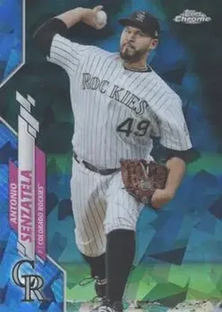 2020 Topps Chrome Update Sapphire Edition #U-40 - Antonio Senzatela - Colorado Rockies