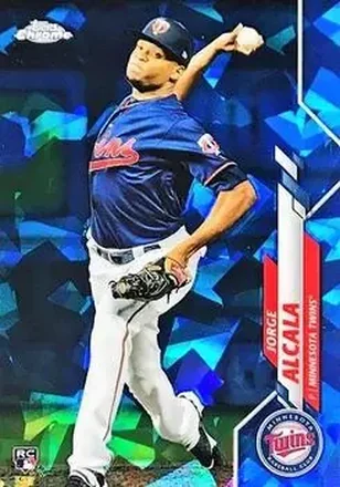 2020 Topps Chrome Update Sapphire Edition #U-44 - Jorge Alcala - Minnesota Twins