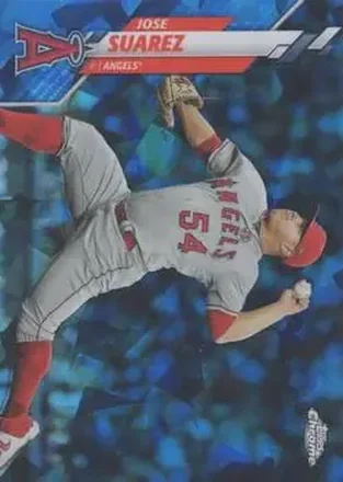2020 Topps Chrome Update Sapphire Edition #U-46 - Jose Suarez - Los Angeles Angels