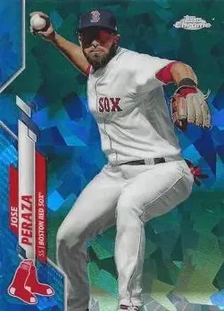 2020 Topps Chrome Update Sapphire Edition #U-47 - Jose Peraza - Boston Red Sox