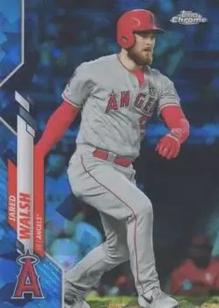 2020 Topps Chrome Update Sapphire Edition #U-49 - Jared Walsh - Los Angeles Angels